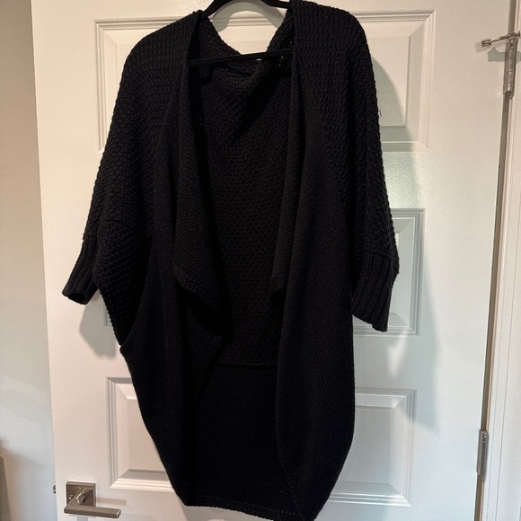 Source Unknown Sweaters - Like new cascading black sweater jacket One Size